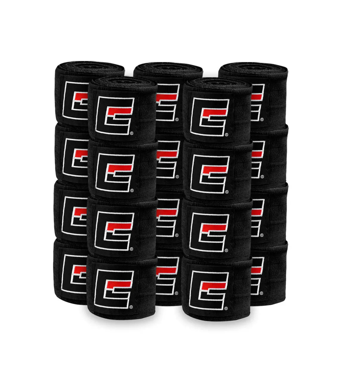 10-Pack Pro Hand Wraps - Prime combats COMBAT CORNER Black Hand Wraps