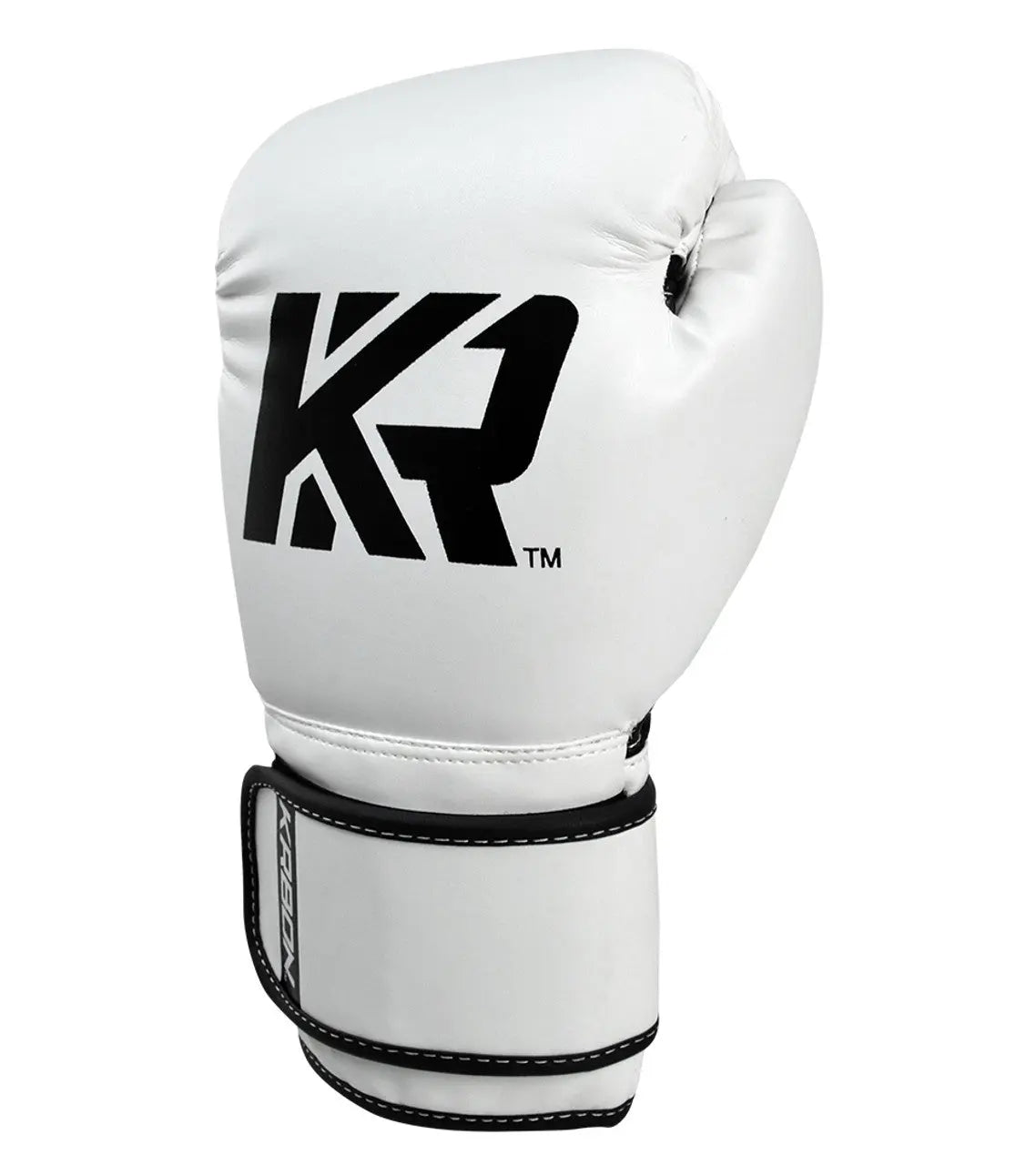 KRBON Boxing Gloves White|Black - Prime combats KRBON  Training Gloves