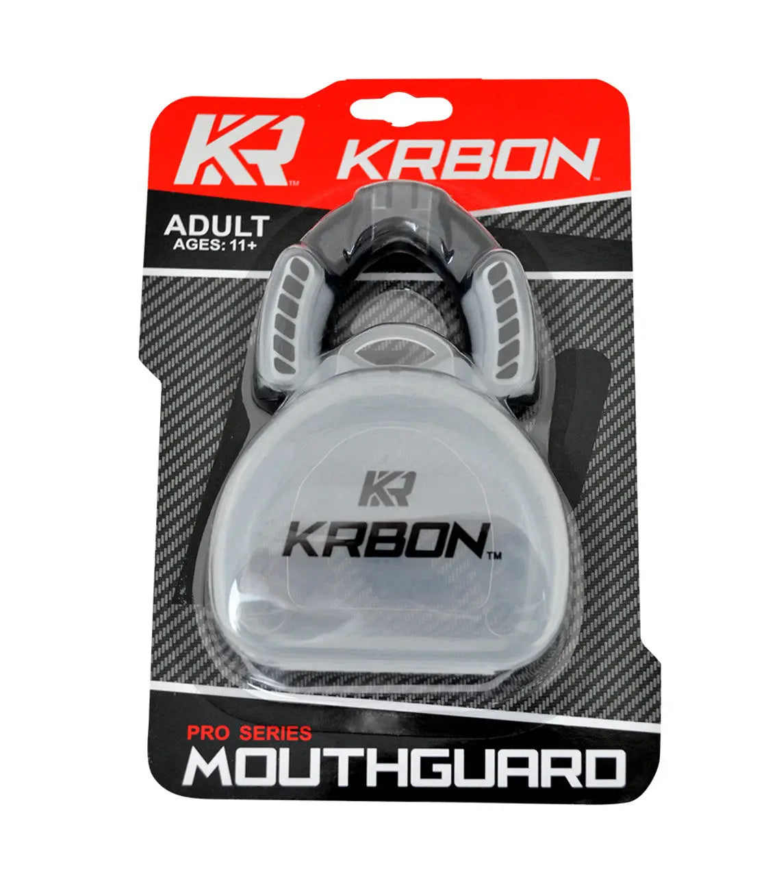 KRBON Pro Series Mouthguard with Case Black - Prime combats KRBON  Mouth Guards