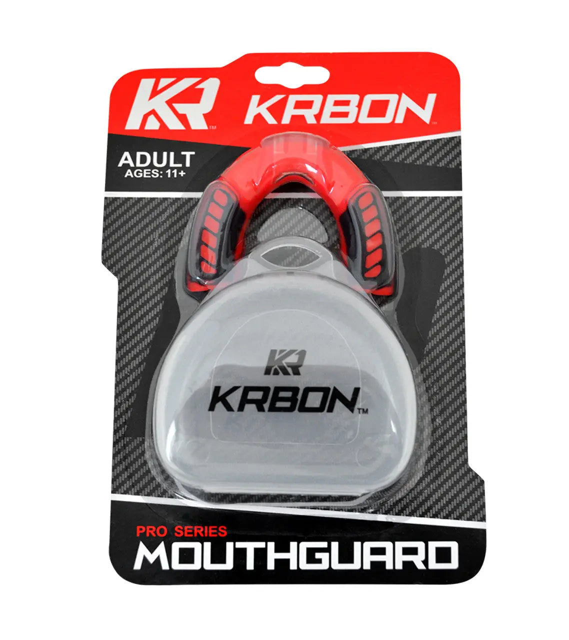 KRBON Pro Series Mouthguard with Case Red - Prime combats KRBON  Mouth Guards