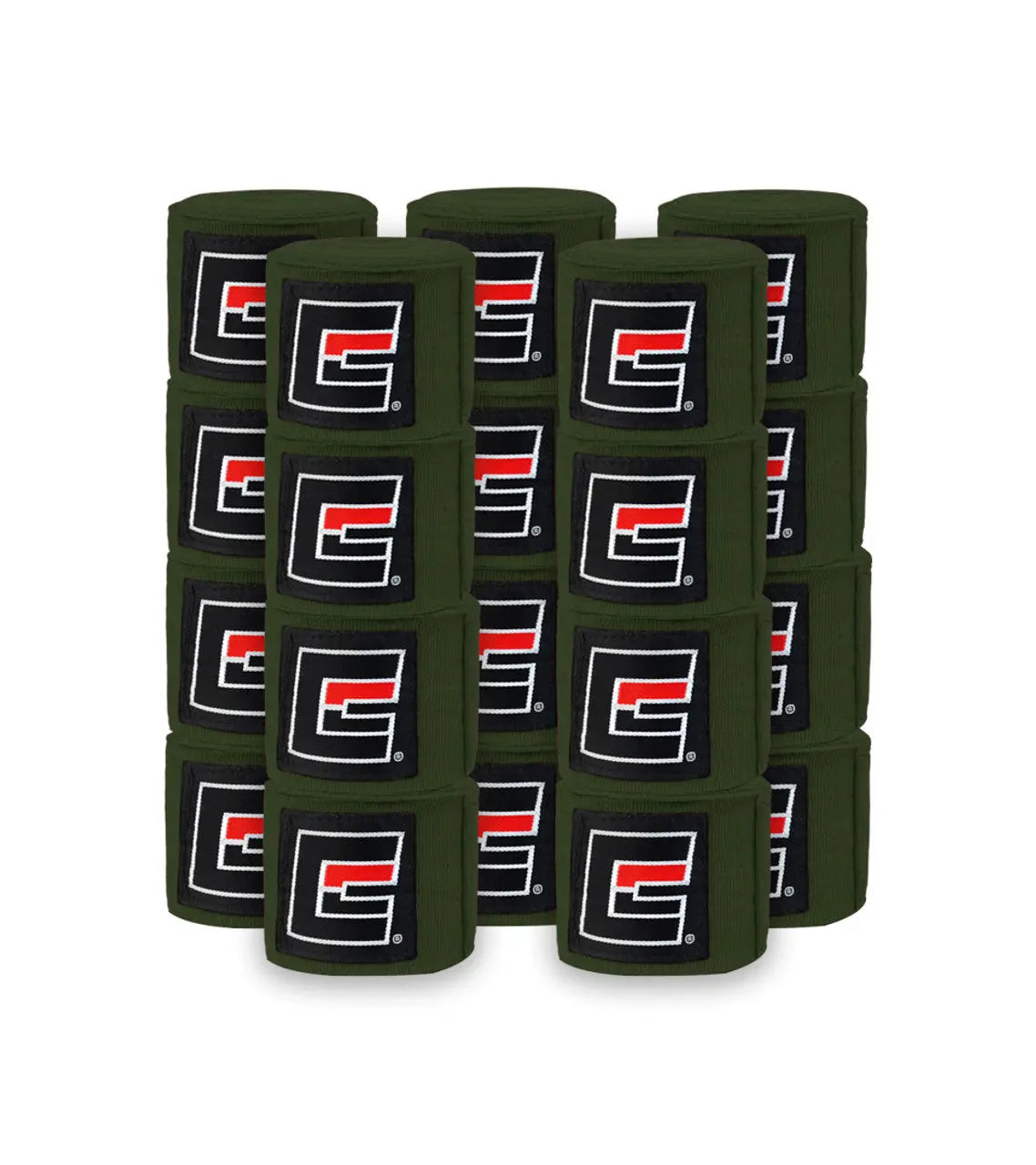 10-Pack Pro Hand Wraps - Prime combats COMBAT CORNER Dark-Green Hand Wraps