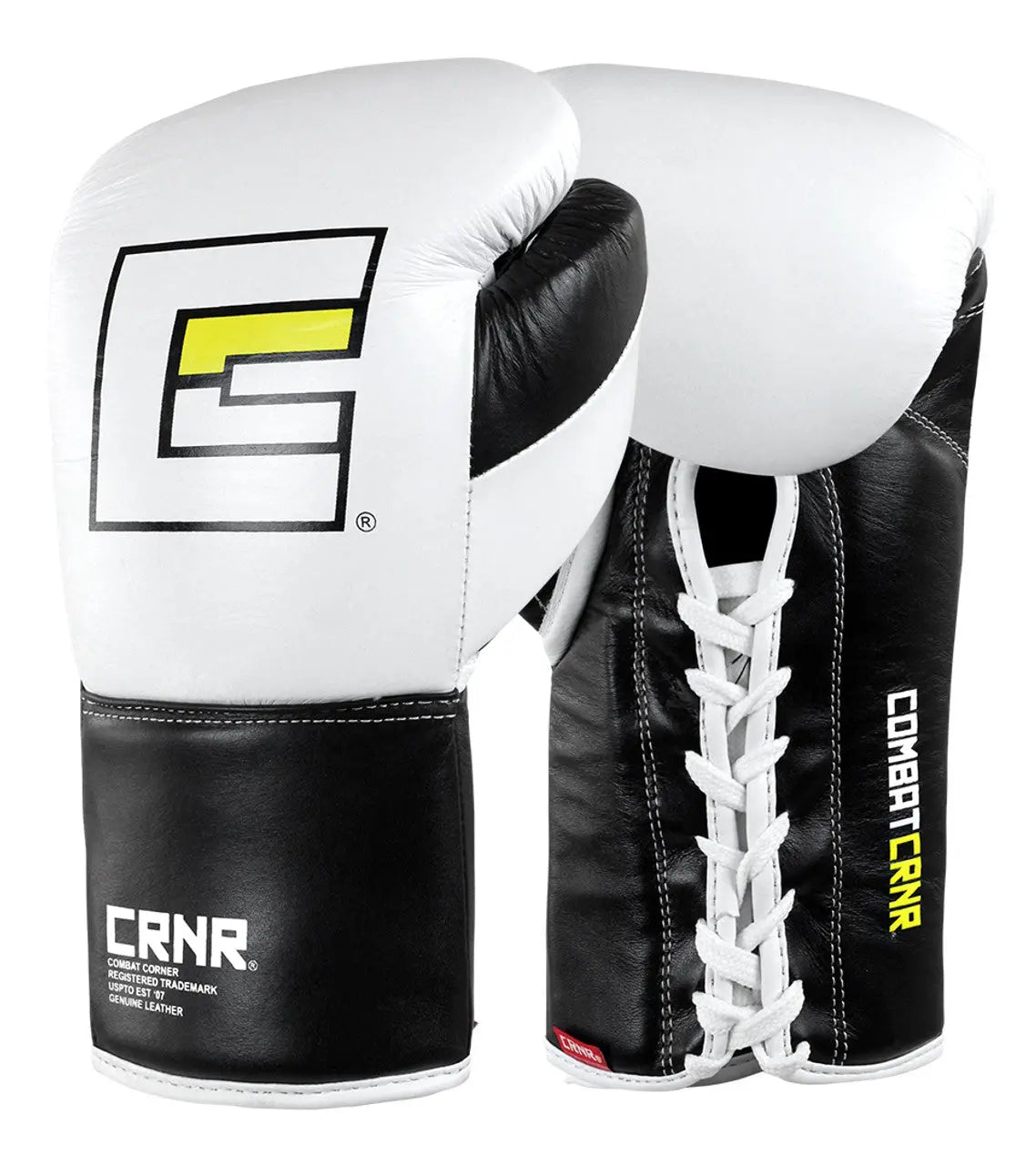 Pro Fight 2.0 Boxing Gloves White - Prime combats COMBAT CORNER  Competition Gloves