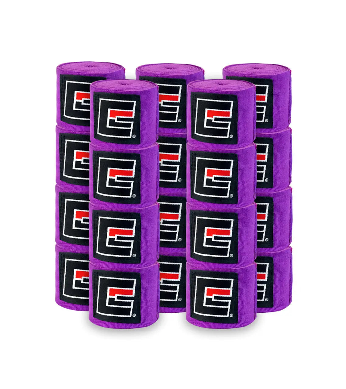 10-Pack Pro Hand Wraps - Prime combats COMBAT CORNER Purple Hand Wraps