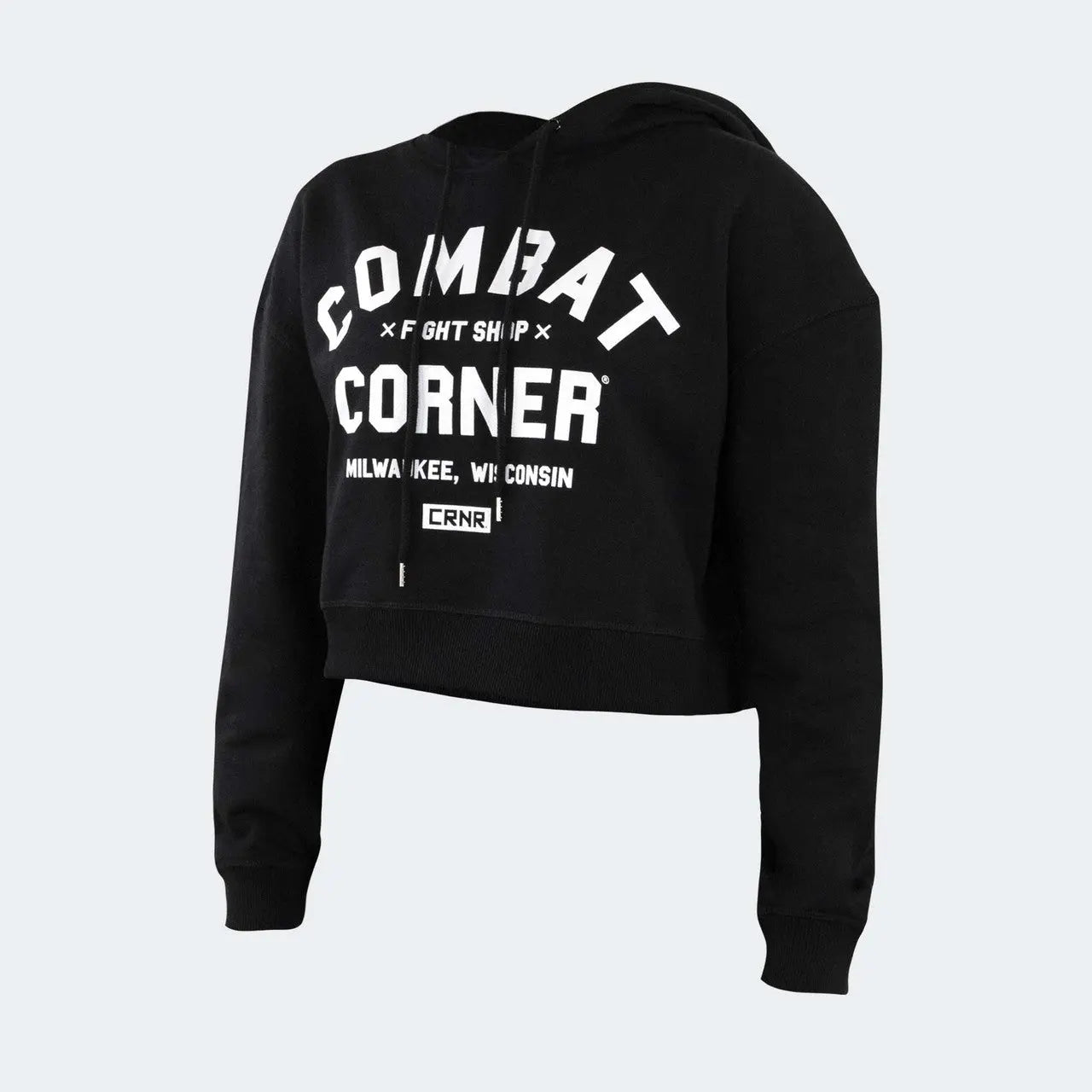 WOMENS FIGHT CROP HOODIE - Prime Combats