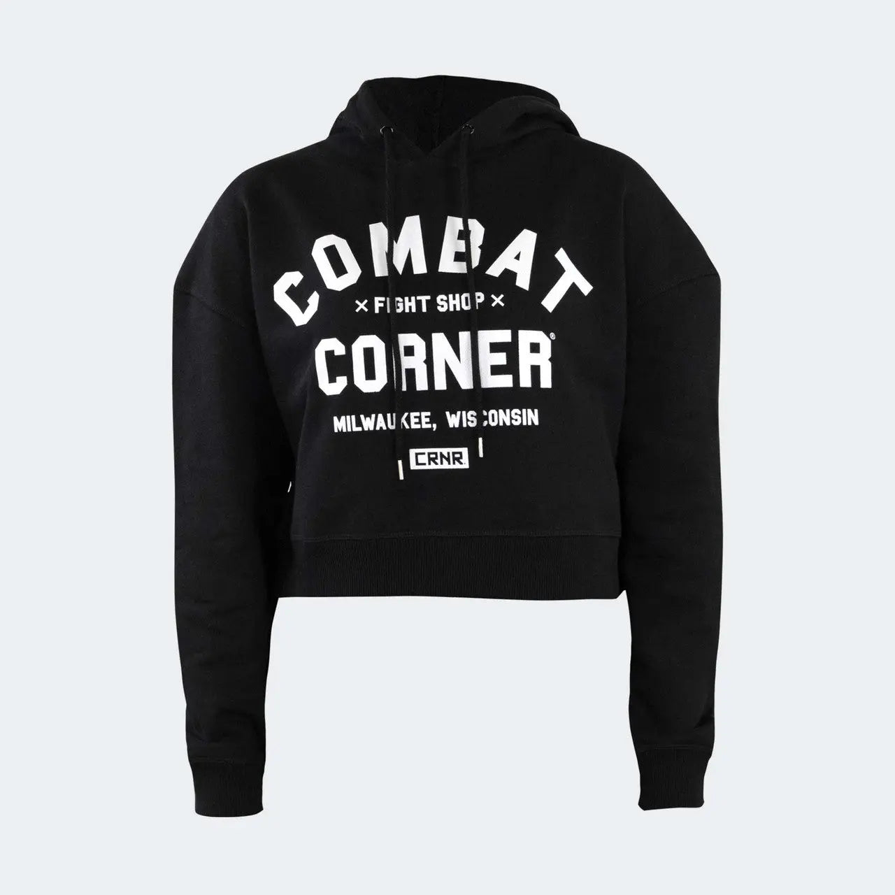 WOMENS FIGHT CROP HOODIE - Prime Combats