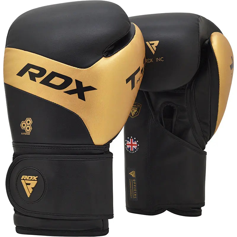 RDX T13 Boxing Gloves - Prime combats RDX Sports Golden-16oz 
