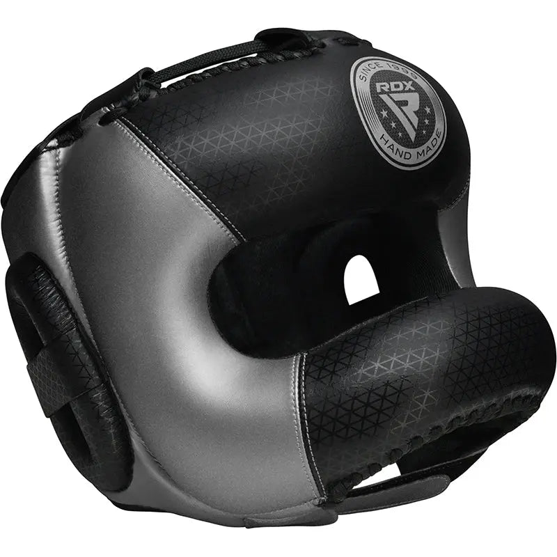 RDX L2 Mark Pro head Guard with Nose Protection Bar - Prime combats RDX Sports Silver-XL 