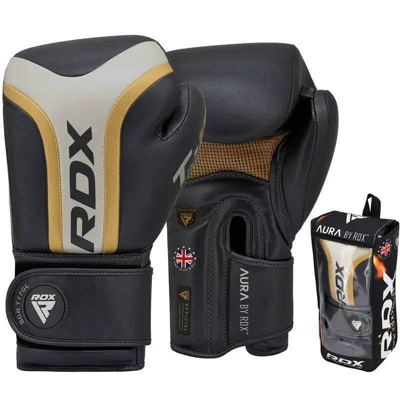 RDX T17 Aura Boxing Gloves - Prime combats RDX Sports 12oz 
