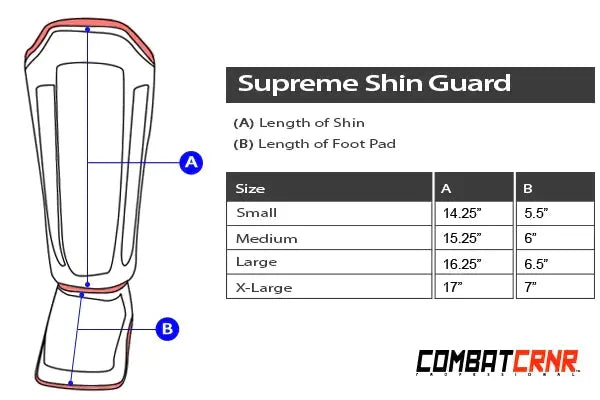 Supreme Shin Guards | White - Prime combats COMBAT CORNER  Combat Shin Gaurds